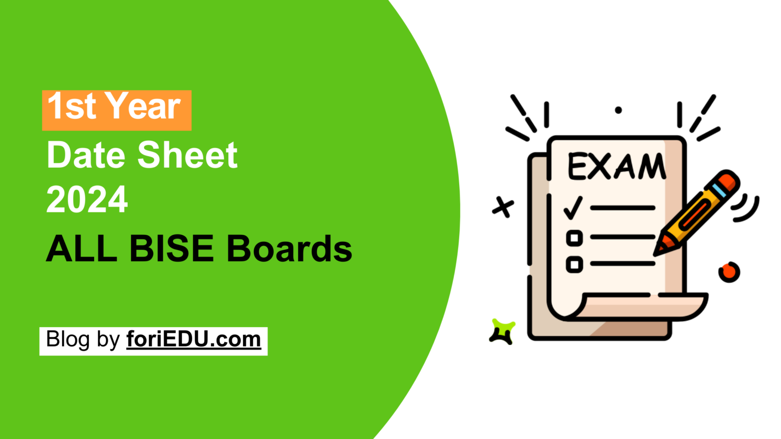 9th and 10th Class Date Sheet for Punjab Board 2024